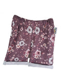 Kurze Shorts Blumentraum flieder