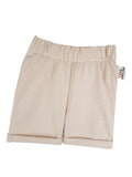Kurze Shorts Streifen beige 86/92