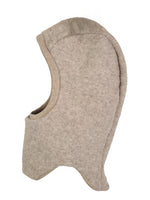 Schlupfmütze aus Merino Wollfleece sand meliert