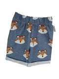 Kurze Shorts Fuchsi blau