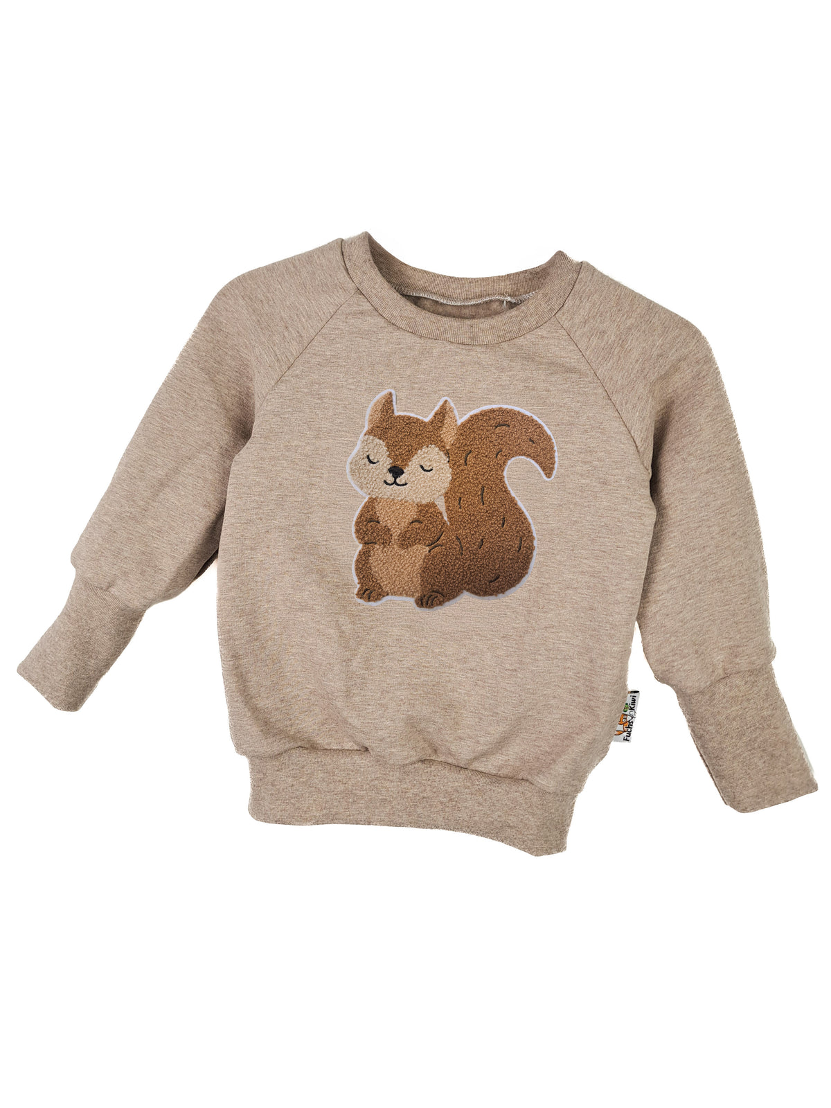 Pullover Eichhörnchen-Patch sand