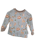 Langarmshirt Winterzauber 74/80