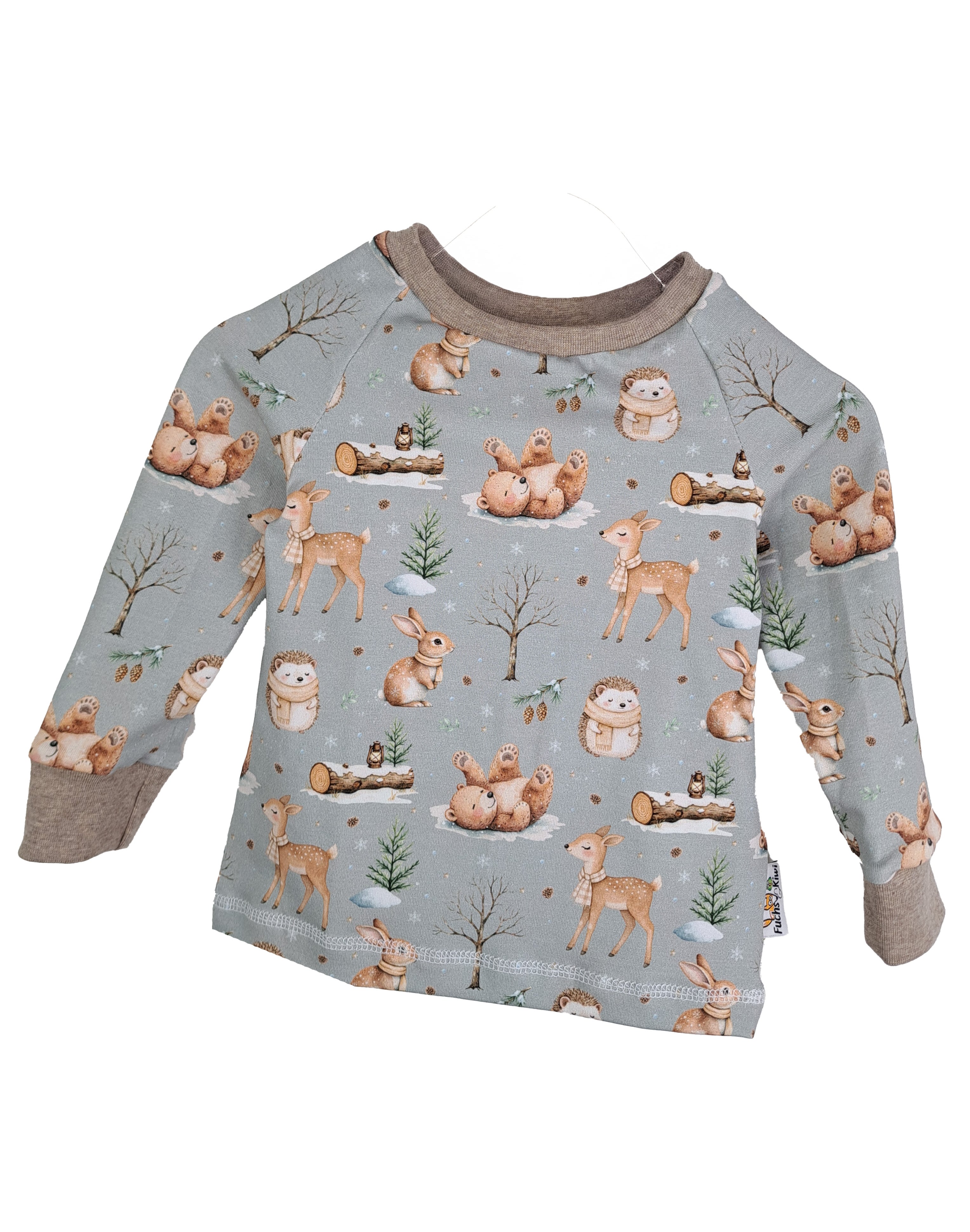 Langarmshirt Winterzauber 74/80