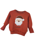 Pullover Weihnachtsmann-Patch 86/92