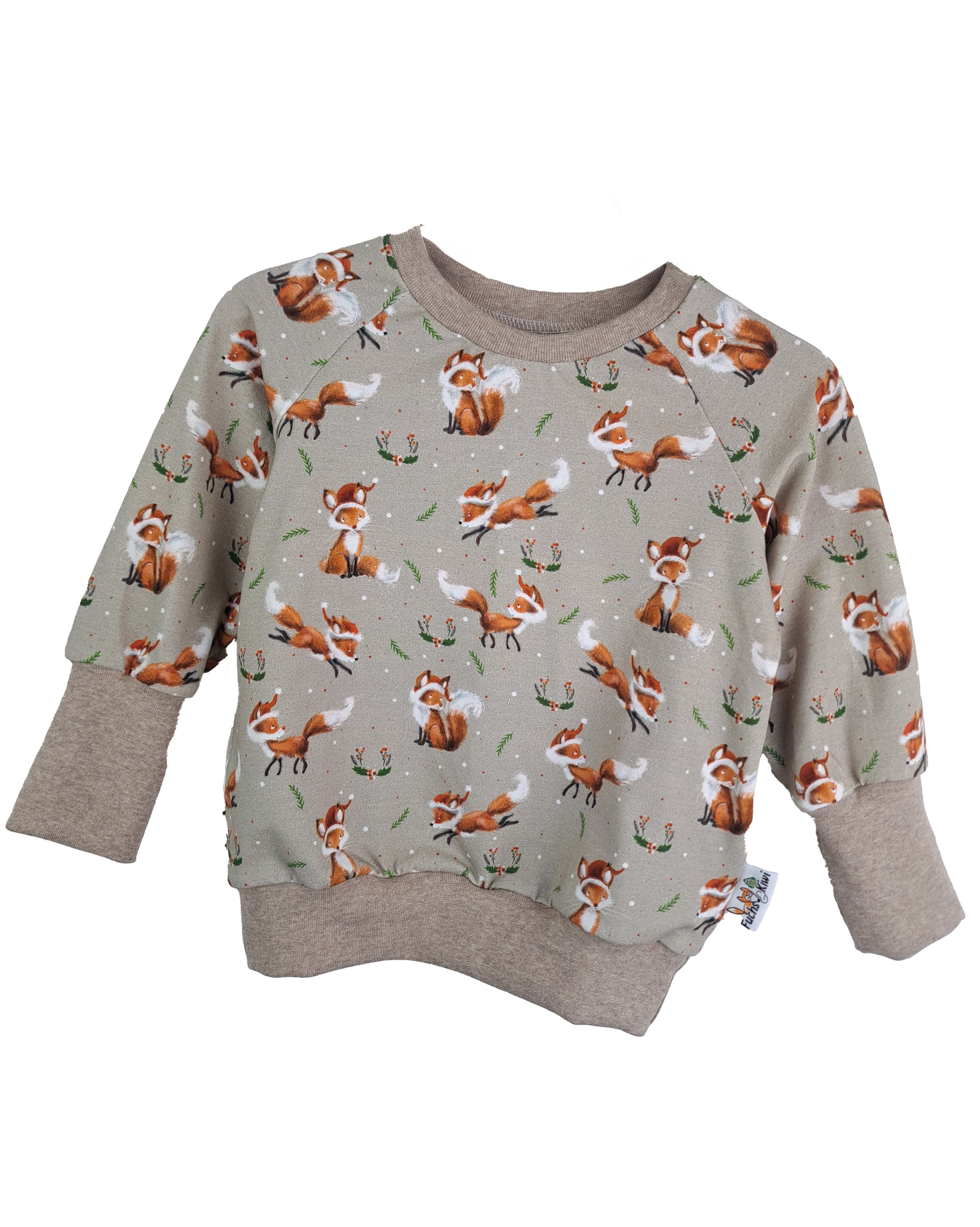 Pullover Weihnachtsfuchsi 86/92