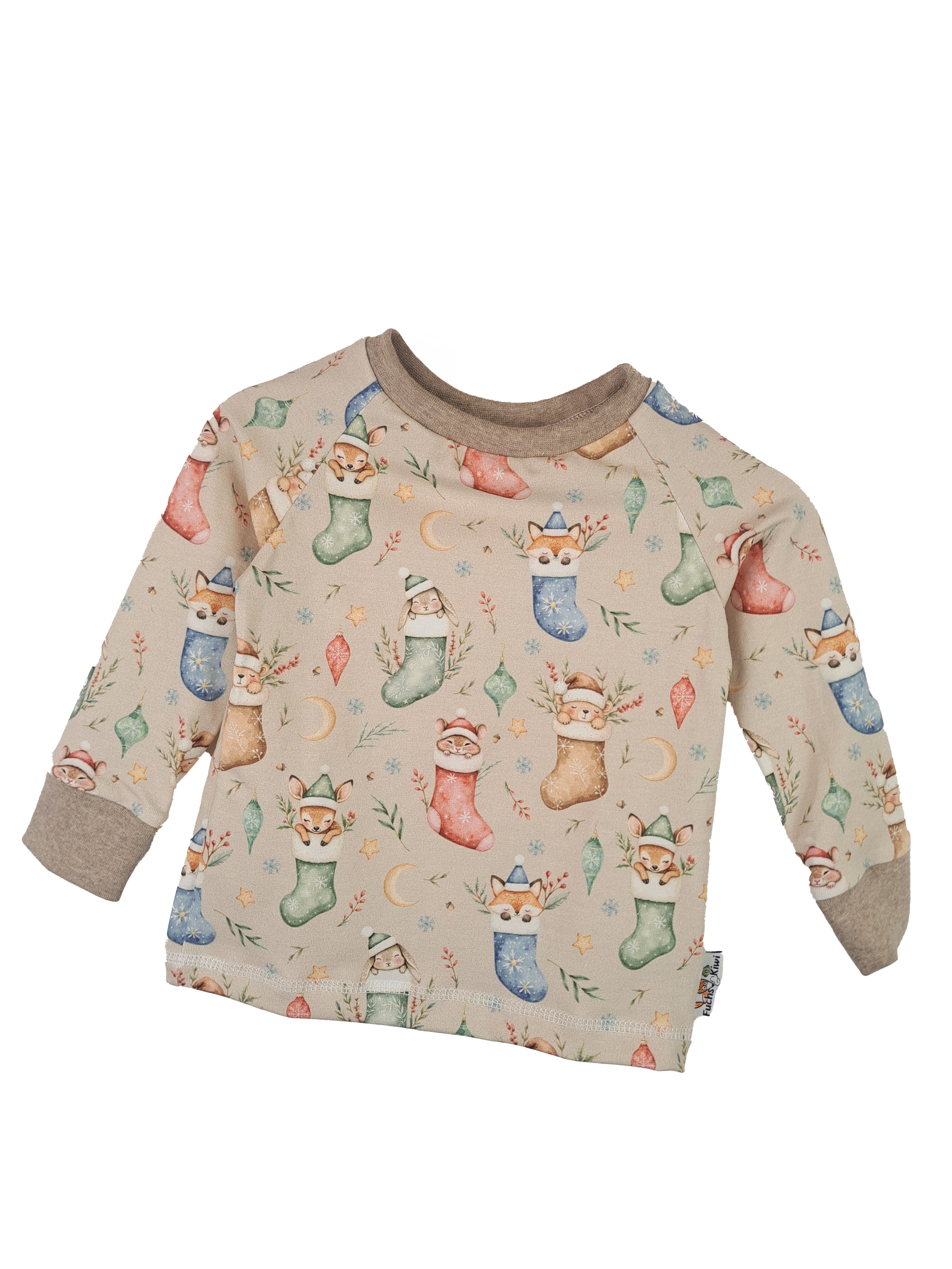 Langarmshirt Weihnachtszauber 74/80