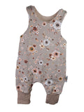 Strampler Blumentraum sand