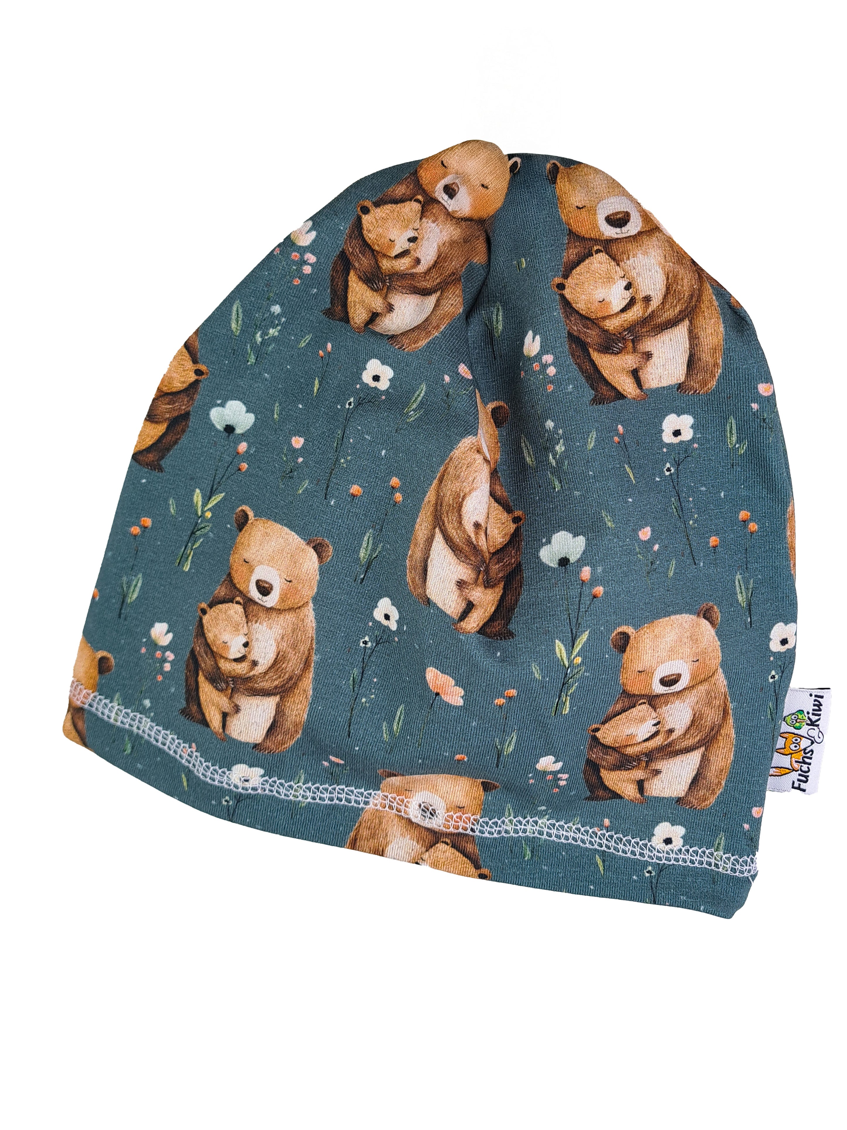 Beanie Bärenliebling 50-54 mit Fleece
