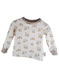 Langarmshirt Coole Baustellenfahrzeuge 74/80