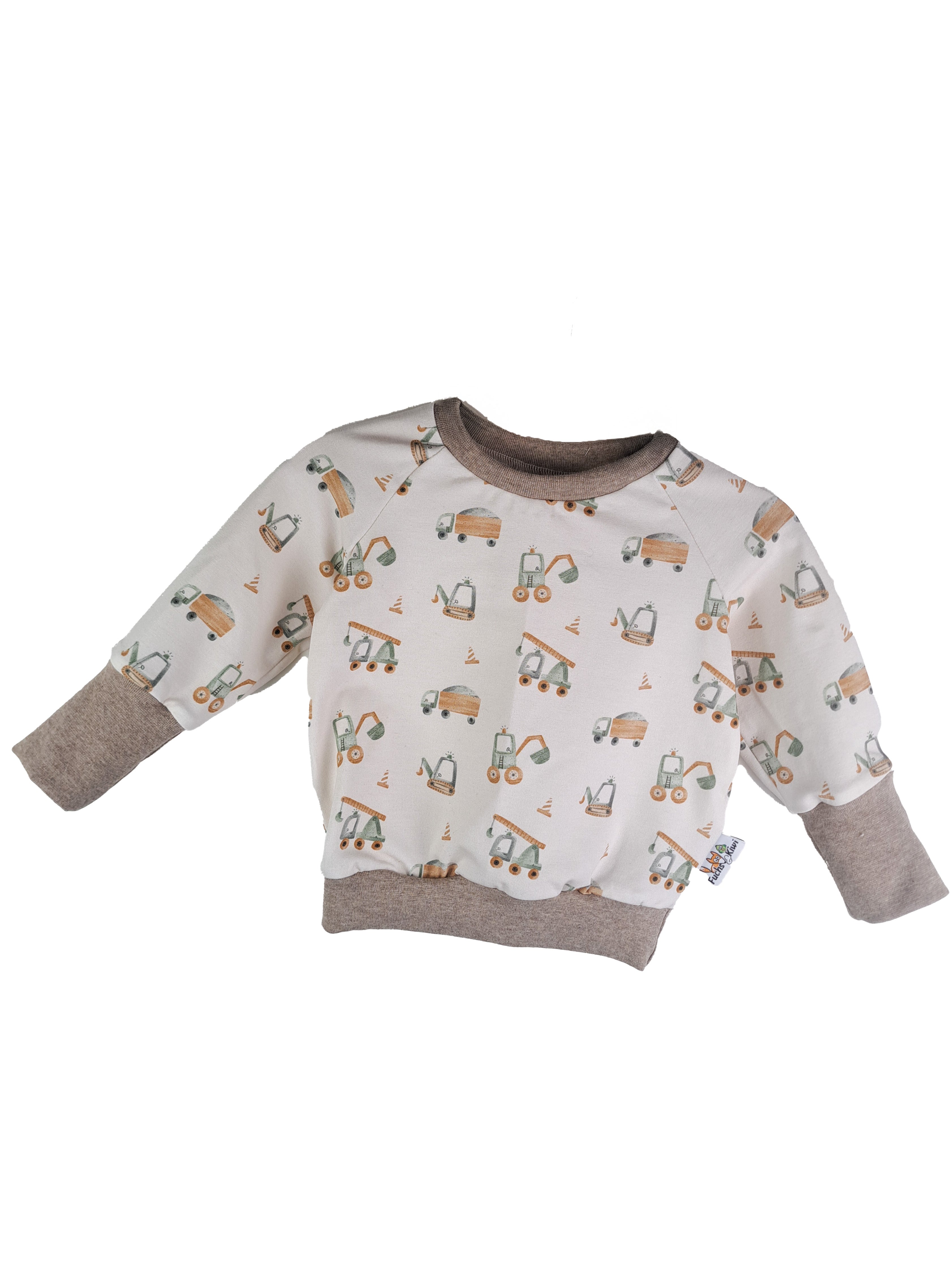 Pullover Coole Baustellenfahrzeuge 74/80