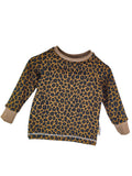 Langarmshirt Leo braun 74/80