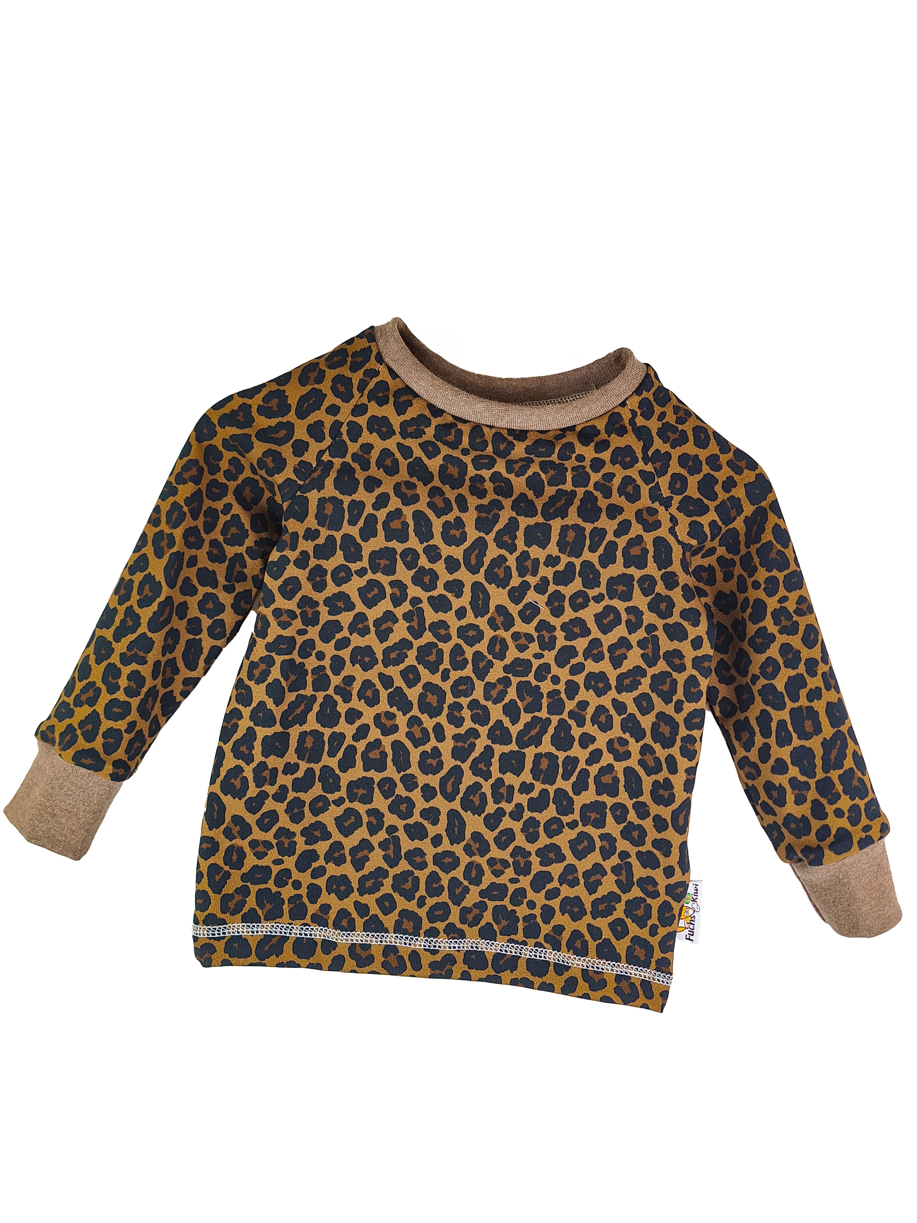 Langarmshirt Leo braun 74/80