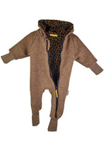 Walkoverall braun meliert mit Leo braun