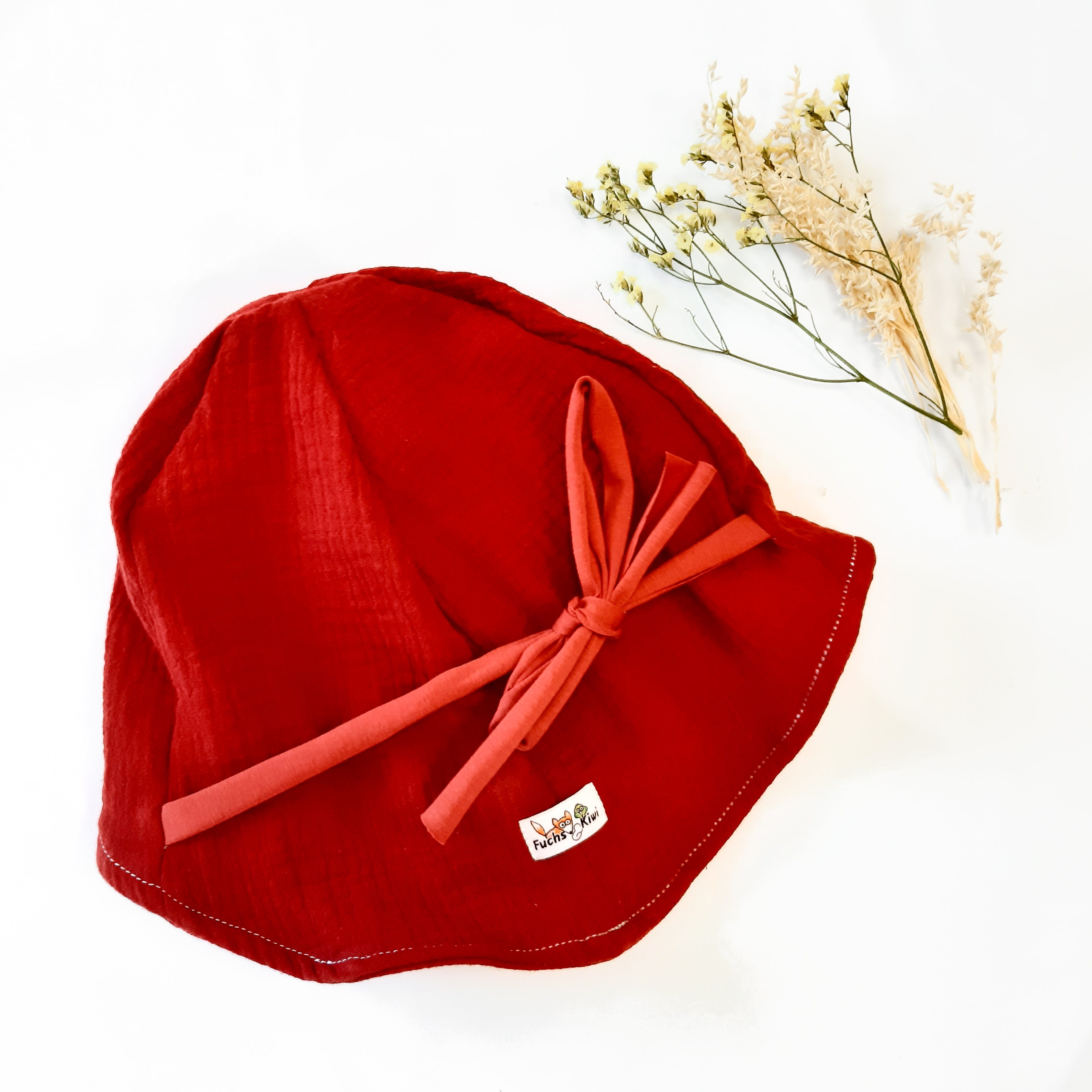 Muslin summer hat rust