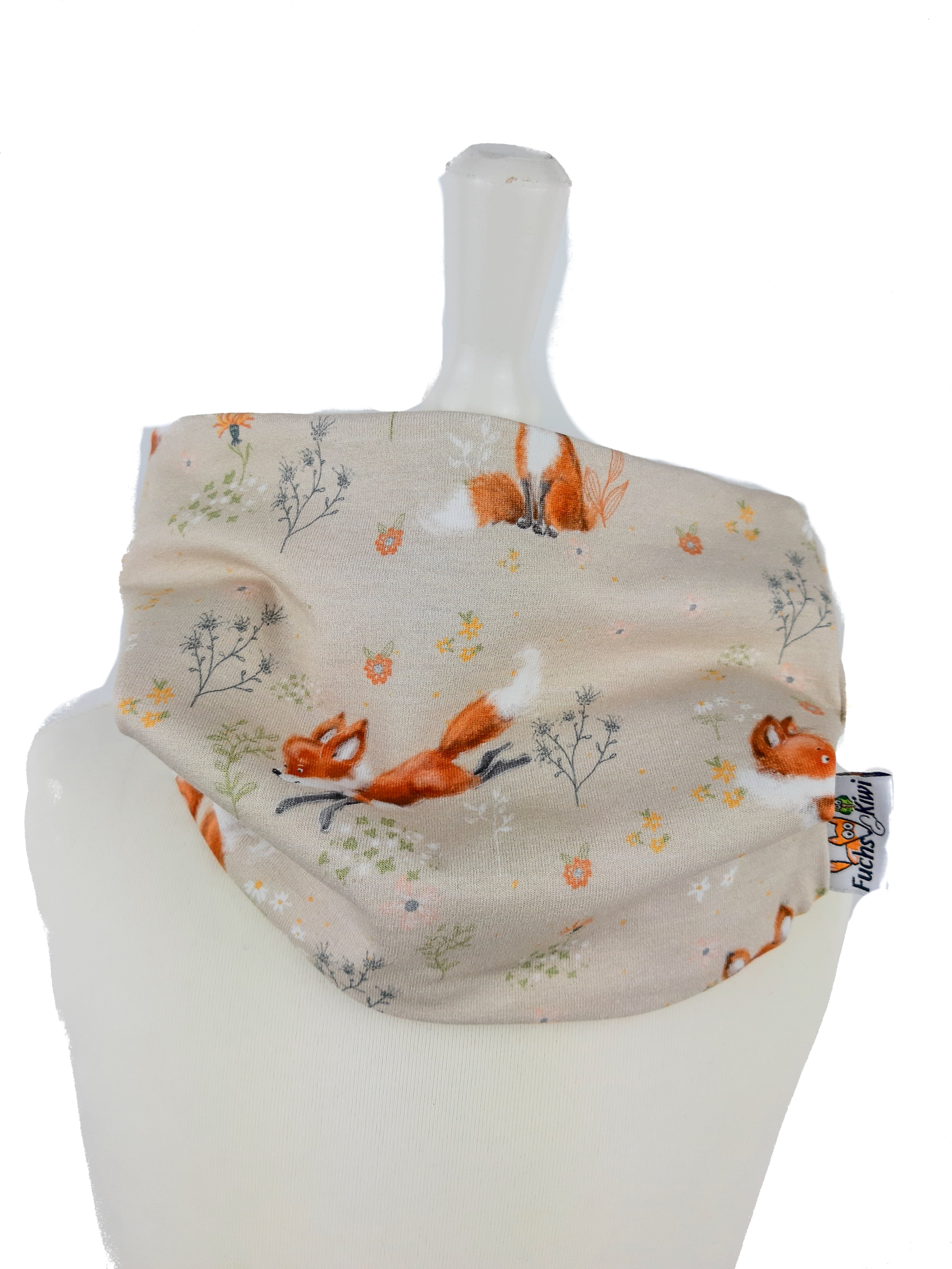 Loop Fuchsi creme mit Fleece
