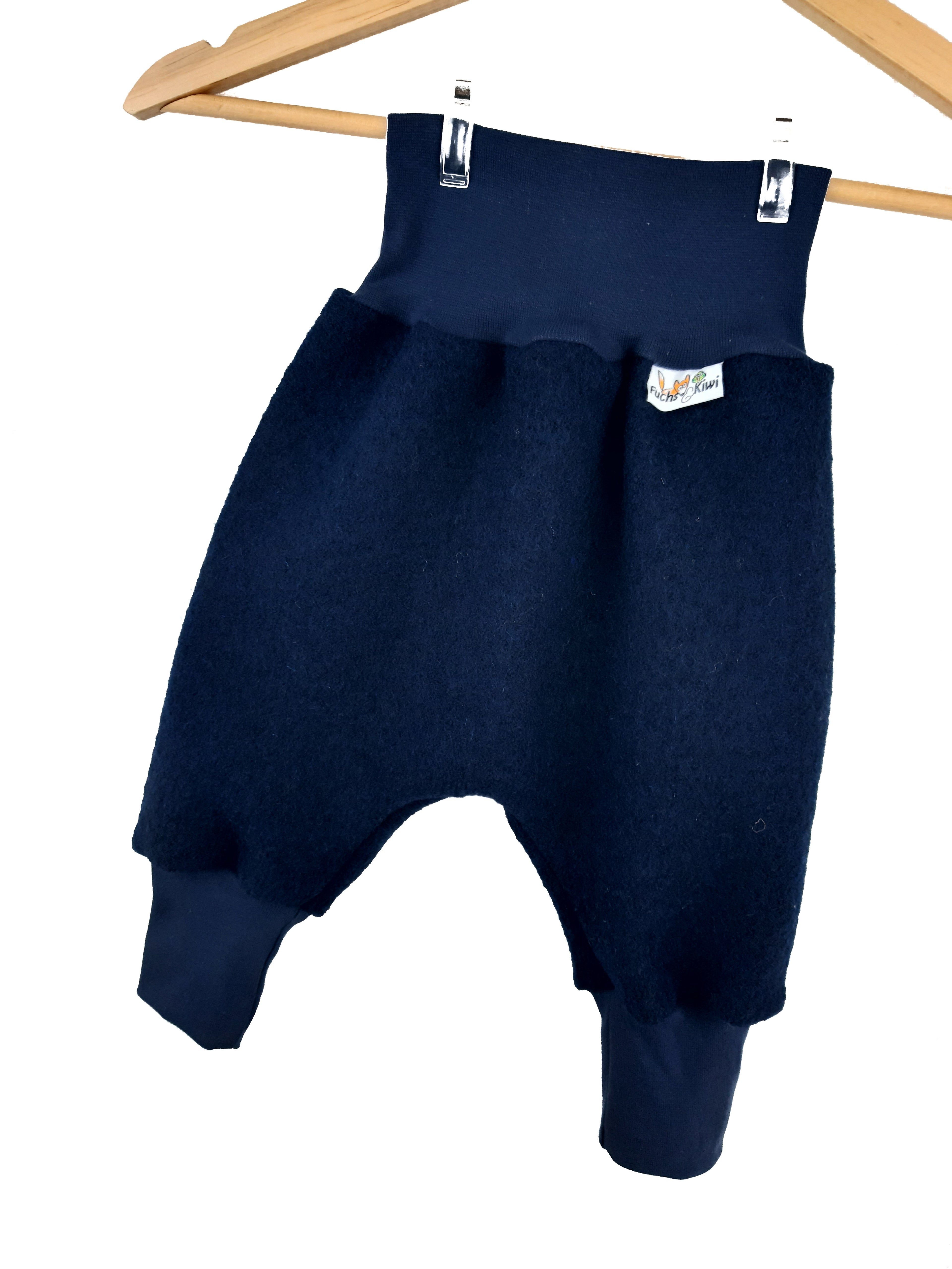 Walkhose Merino Wollfleece blau 134/140