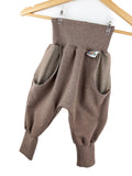 Indi Pumphose Sweat braun mit Streifen braun 92-104