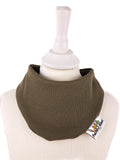 Halstuch Feinripp khaki