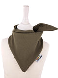 Halstuch zum Binden Feinripp khaki