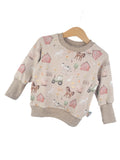 Pullover Bauernhof sand