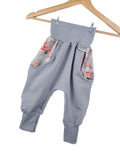 Individuell Sweat Pumphose grau mit Feuerwehrtiere