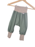 Harem Pants Fine Rib Old Mint