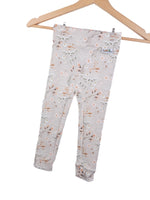 Leggings Blümchen sand