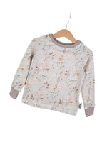 Langarmshirt Blümchen sand