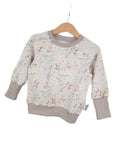 Pullover Blümchen sand