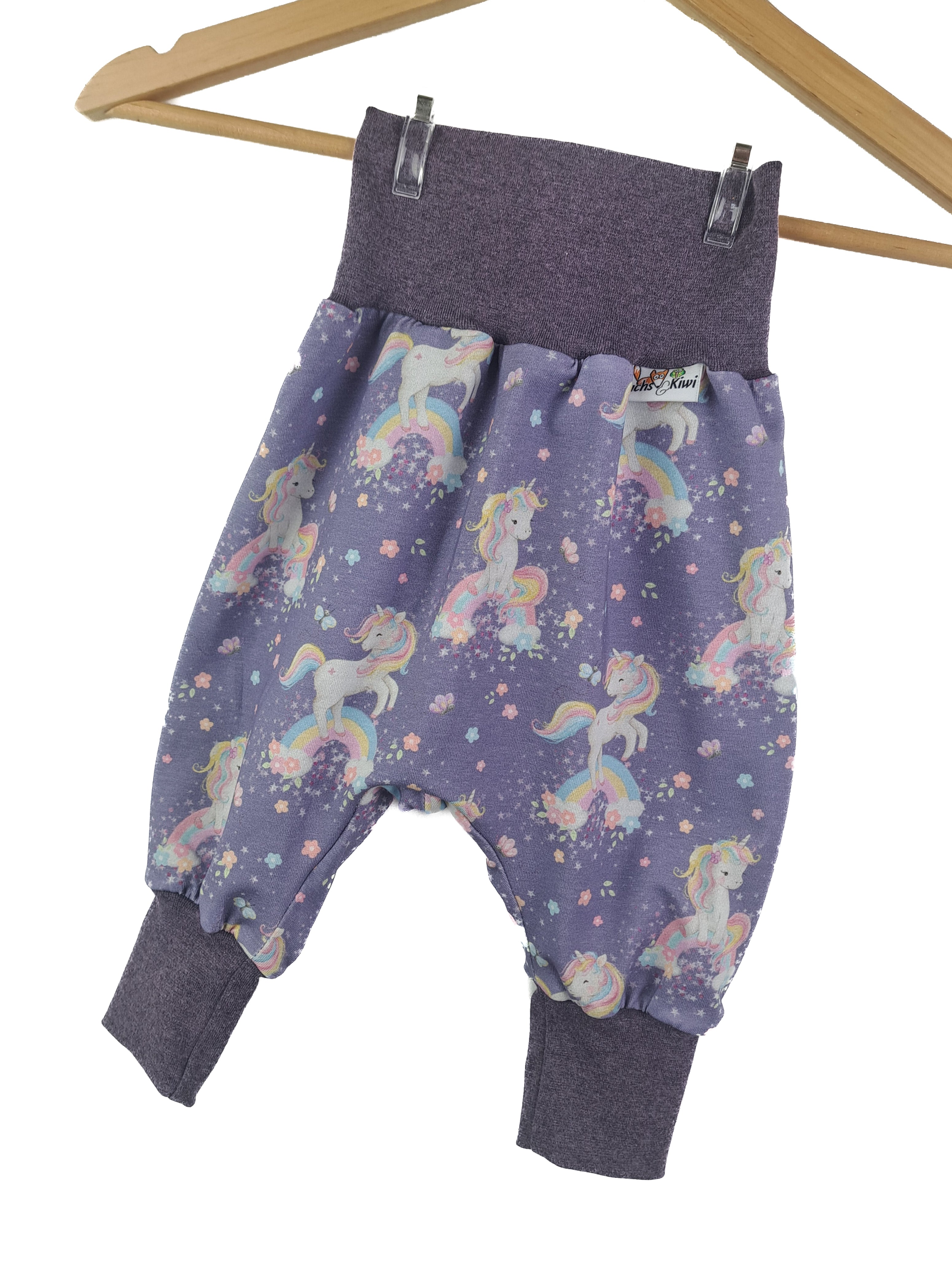 Harem pants unicorns lilac