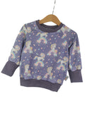 Sweater unicorns lilac