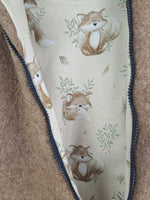 Walkoverall mottled brown with forest foxes