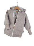 Walkjacke sand meliert mit Bagger creme