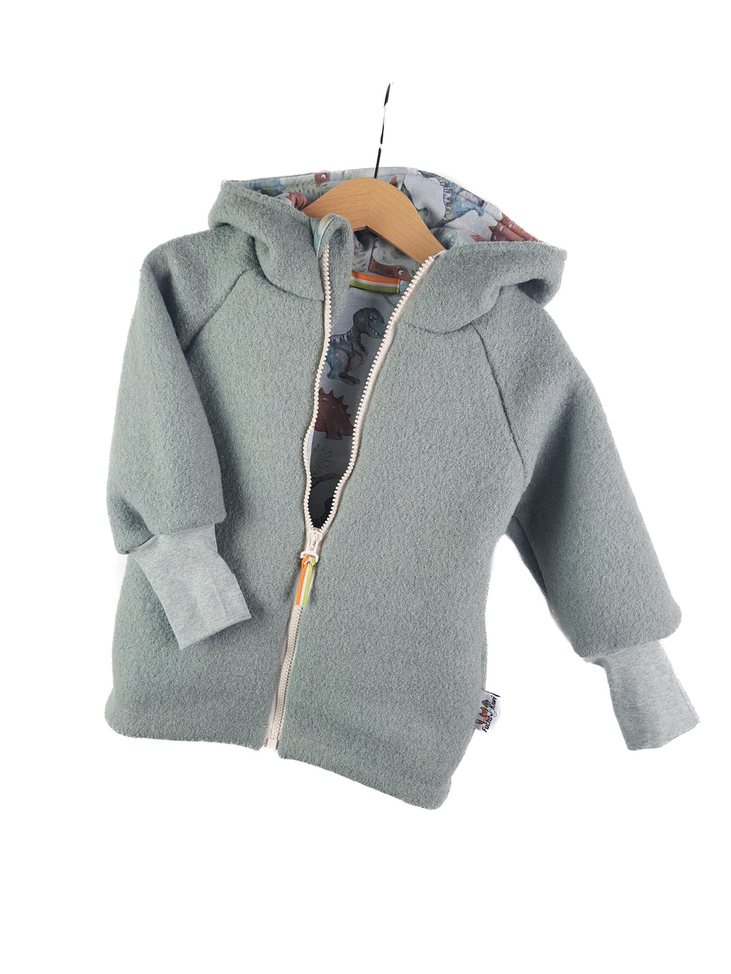 Walkjacke mint mit schreckliche Dinos