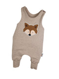 Strampler Fuchs-Patch sand 68