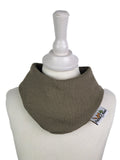 Halstuch Waffeljersey khaki