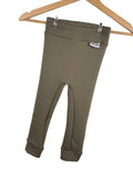 Leggings Waffeljersey khaki