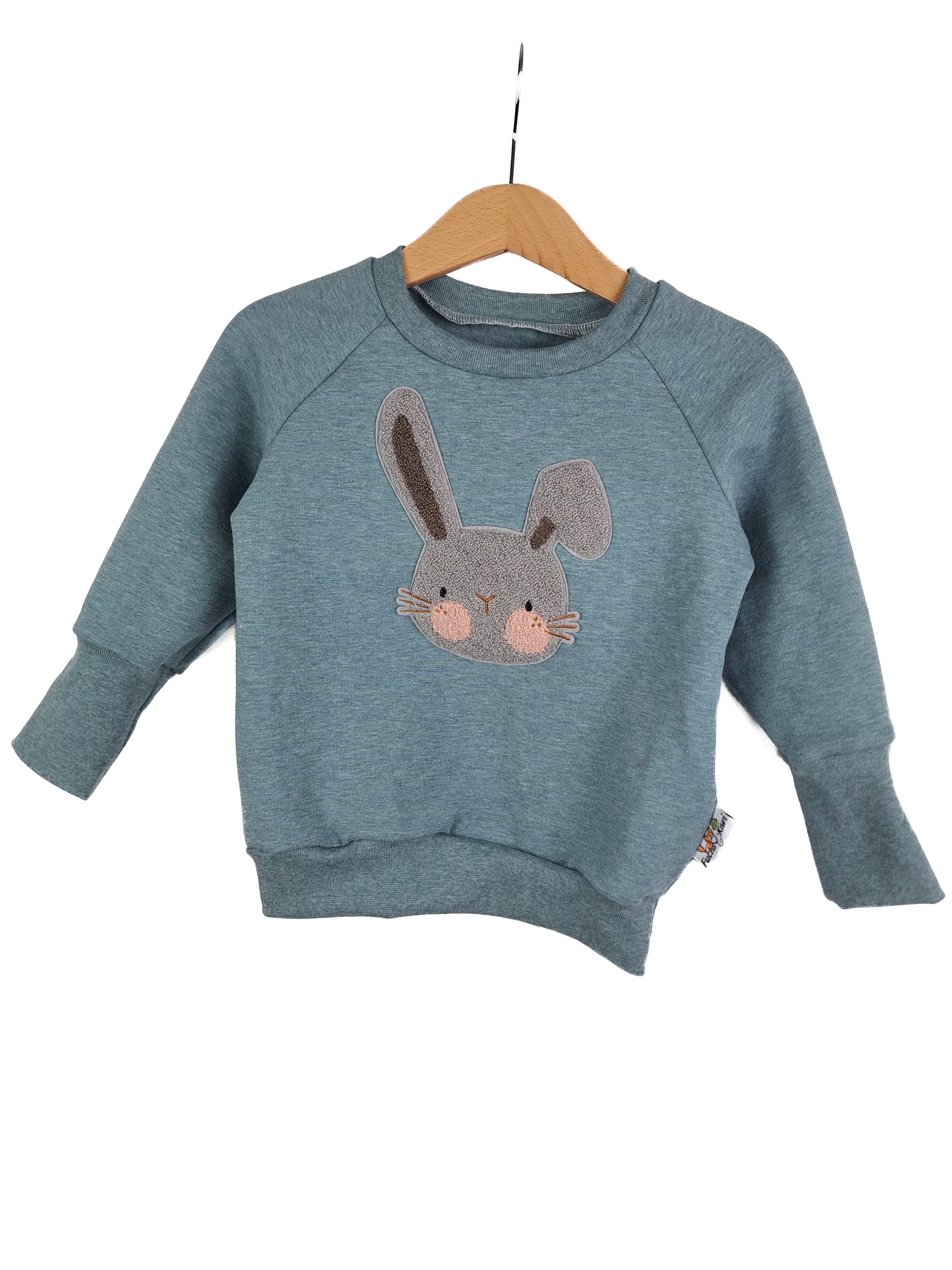 Pullover Knickohr-Patch altmint