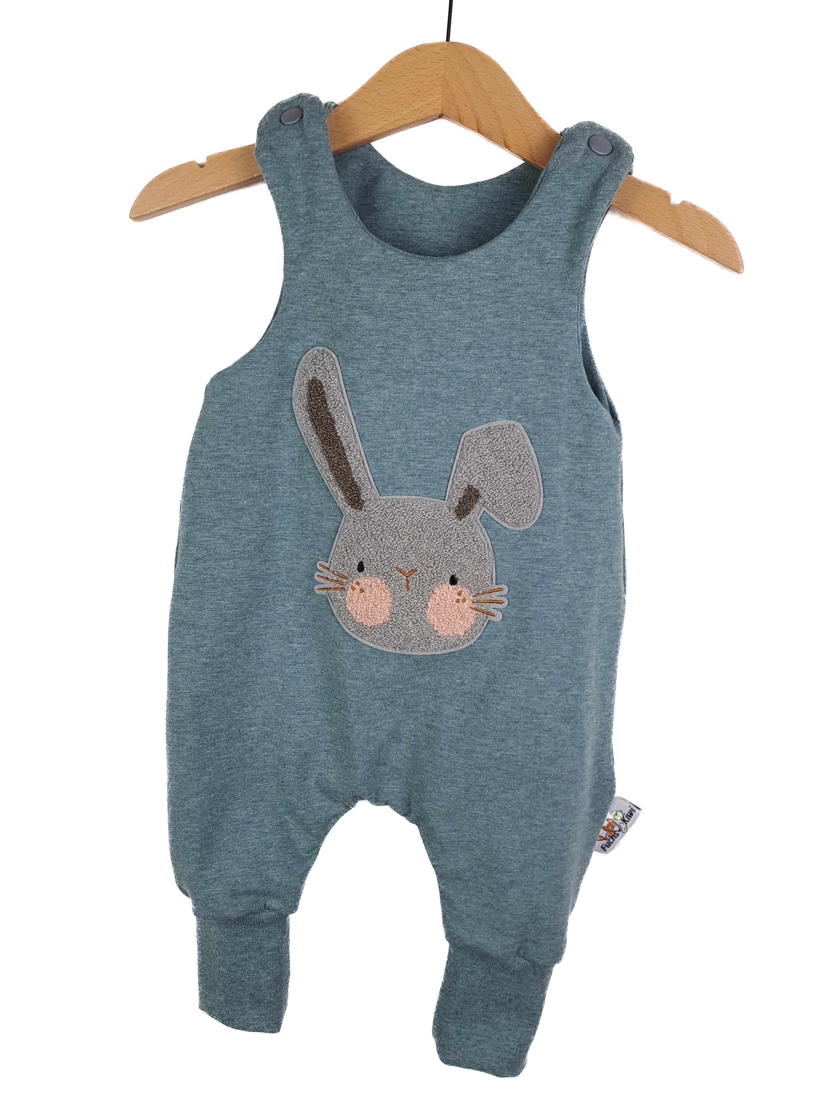 Strampler Knickohr-Patch altmint