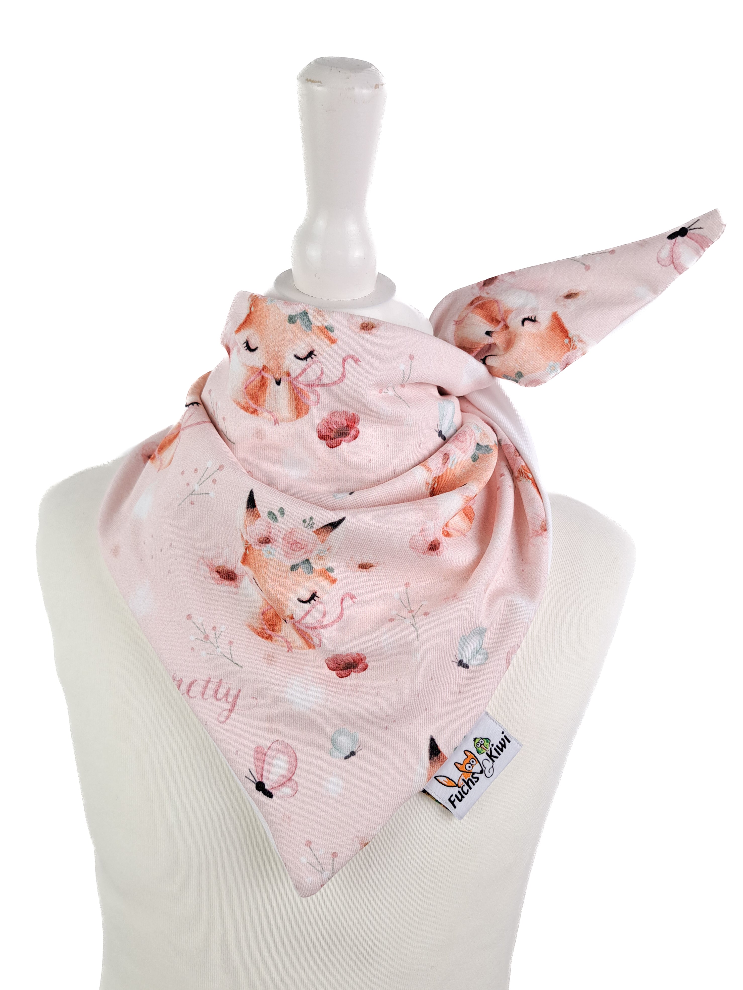 Halstuch zum Binden Fuchsi rosa