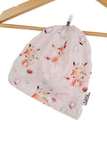 Beanie Fuchsi rosa 42-44 mit Fleece