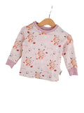 Langarmshirt Fuchsi rosa