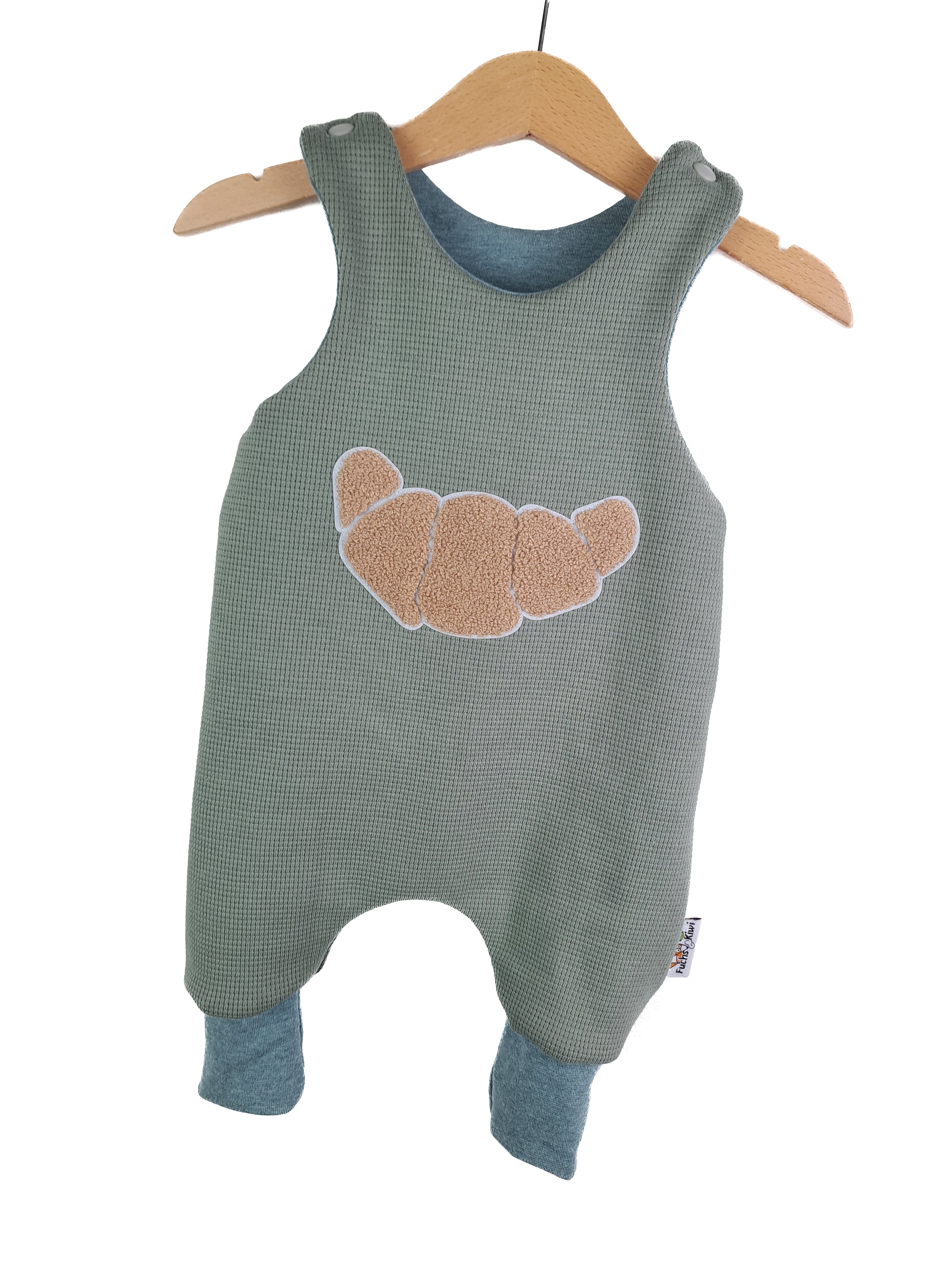 Strampler Croissant-Patch altmint