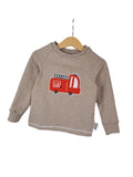 Long-sleeve shirt Fire Department patch sand