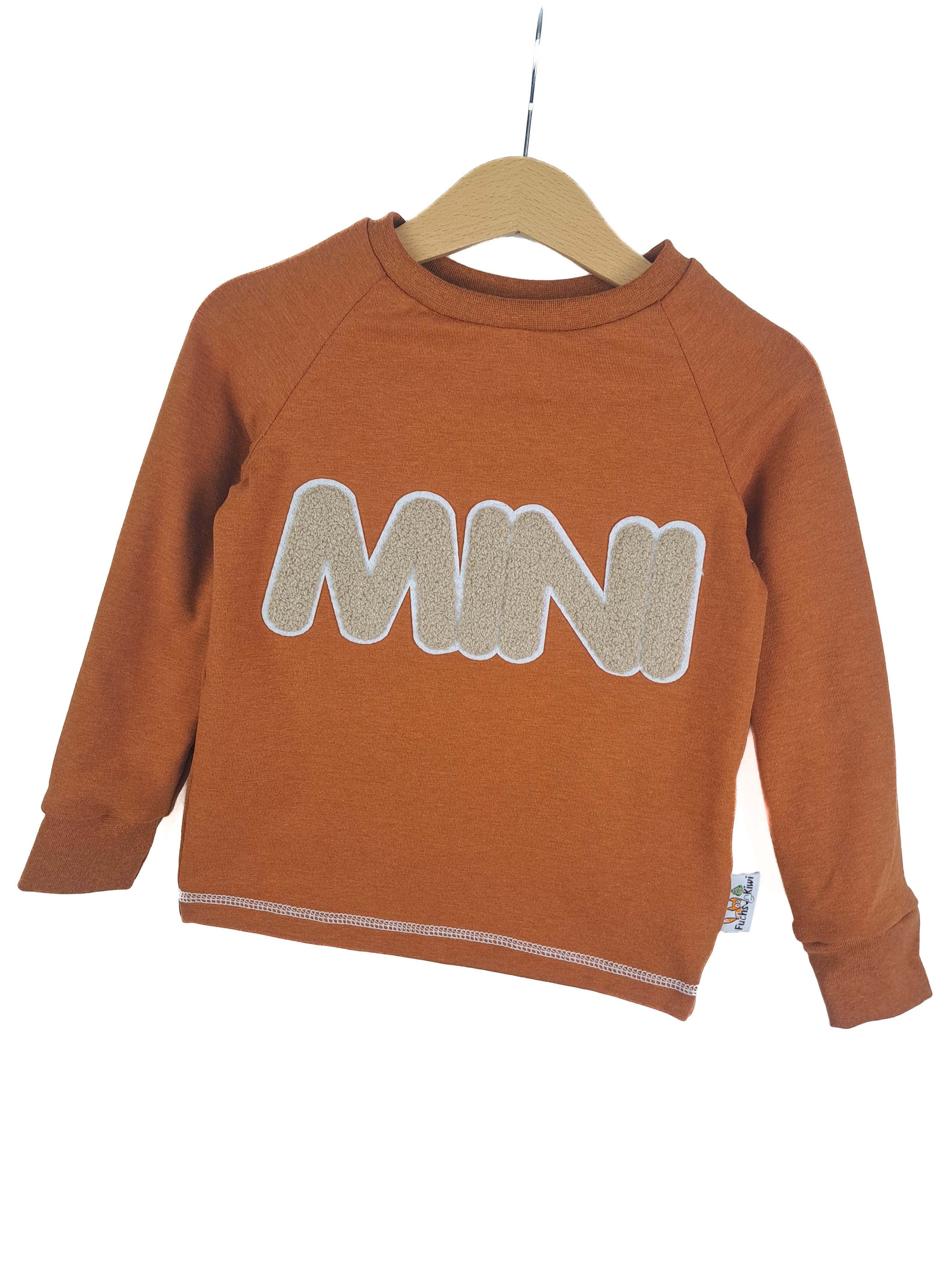 Long-sleeved T-shirt mini patch rust
