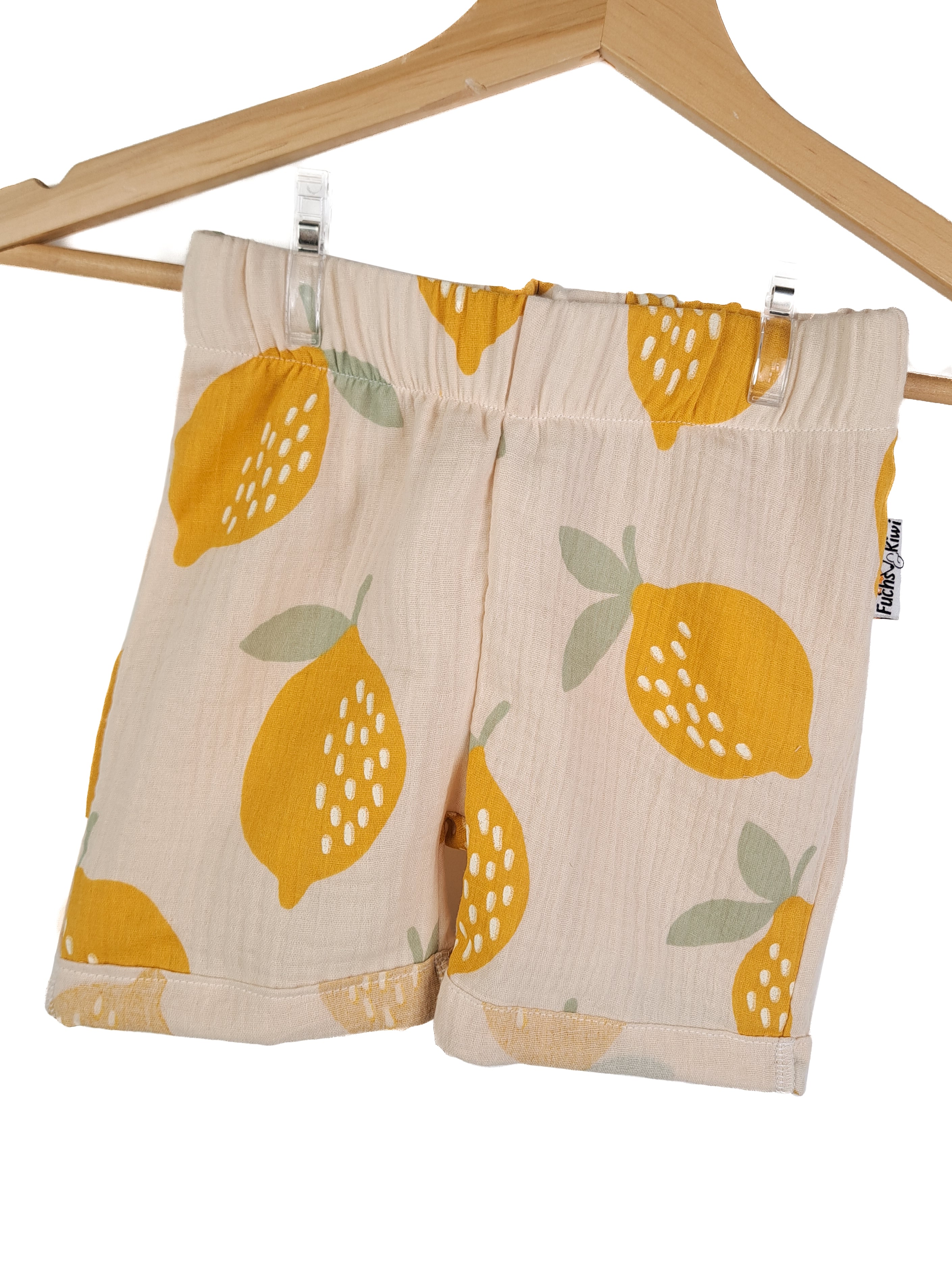 Short Shorts Muslin Lemon Dream