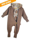 Walkoverall braun meliert mit Wild Lion