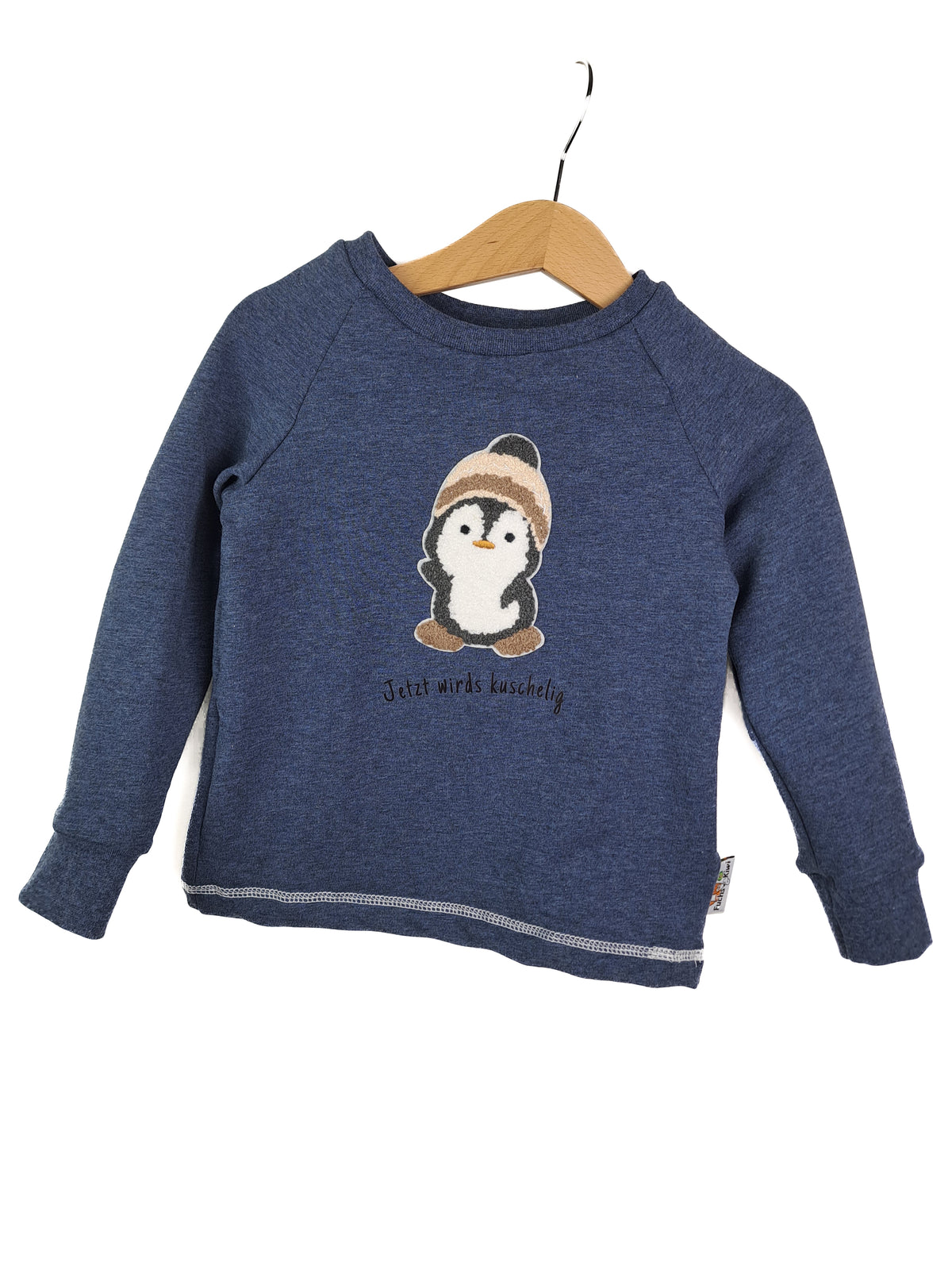 Langarmshirt Pinguin-Patch