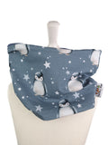 Loop Pinguine blau