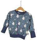 Pullover Pinguine blau